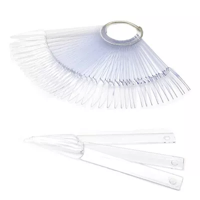 150pcs Nail Art Polish Design Display Palette Clear Color Chart Clear/Pointy • $11.49