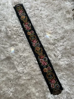 £40 • Buy Stunning Vintage Tapestry Bell Pull/Wall Hanging With Metal Fittings