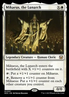 1 X Mikaeus The Lunarch - Commander: March Of The Machine - NM-Mint - MTG • $1.06
