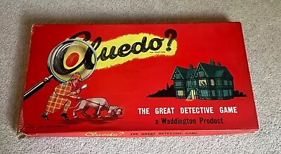 Vintage Waddingtons Cluedo Board Game 1949 - Great  Condition! 100% Complete  • £7.99