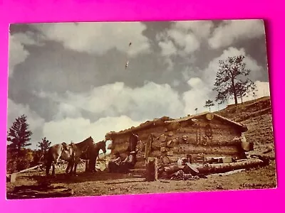 The Line Camp L.A. Huffman Pictures Postcard • $3