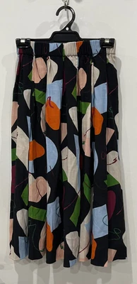 $49 • Buy Katie Eraser  X Gorman Size 6 Print Skirt