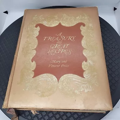 VTG A Treasury Of Great Recipe Book By Mary & Vincent Price 1965 First Printing • $39.65