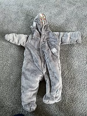 £10 • Buy 0-3M M&S Grey Me To You Tatty Teddy Coat Wool Blend Coat