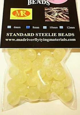 New!! 8mm Tangerine Matte Trout & Steelhead Beads For Centerpin Fishing • $2.25