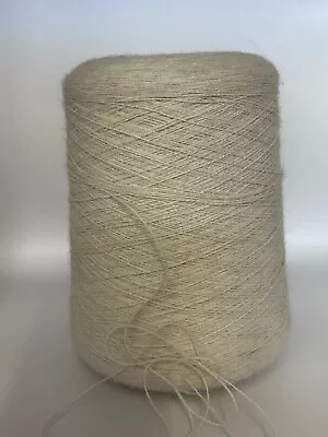 NICE Spool Cone Peru #1 Llama Alpaca Yarn 1lb 12oz 814gr 7013 Off White • $14