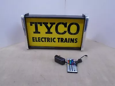 Tyco Electric Trains Store /Rec Room Light Up Display SIGN • $100