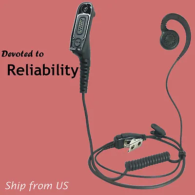 Two Way Radio Earpiece Swivel Headset For Motorola APX6000 DP4800 MTP850 XPR7550 • $17.99