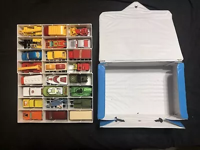 LOT - 24 Vintage Matchbox Cars And Collector’s Case -Great Selection!!! F/S! • $119.99