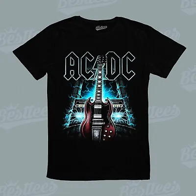 ACDC AUSTRALIAN Angus Young AC/DC Hard Rock Heavy Metal Music Band Tee T-Shirt • $38