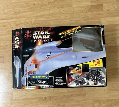 1999 Star Wars Episode 1 Electronic Naboo Royal Starship/blockade Cruiser Hasbro • $89