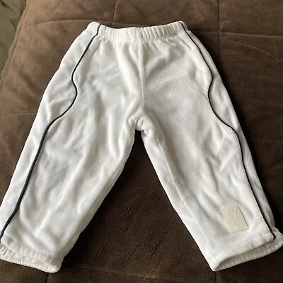 Baby Designer Mini Man White/Navy Double Layer Trousers 18 Months • £1