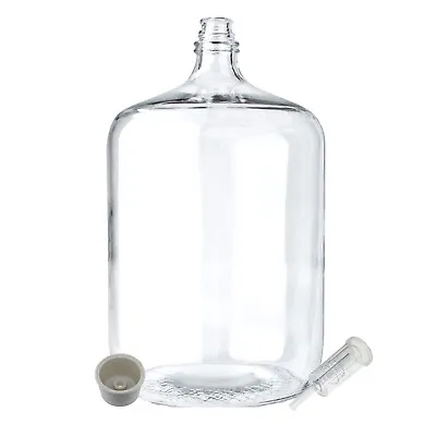 Home Brew Ohio 6.5 Gallon Glass Carboy With Drilled Bung And Three-Piece Airlock • $74.99