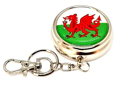 £3.49 • Buy Wales Pocket Ashtray Portable Ashtray With Key Ring Welsh Round Ashtray