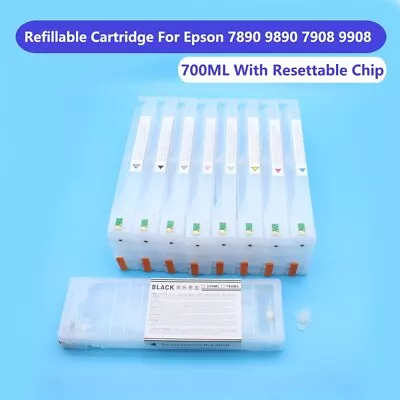 700ML T6361 For Epson Stylus Pro9700 7900 9900 7890 9890 Nk Cartridge With Chip • $280