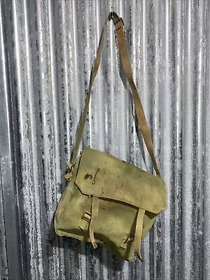 Vintage British Military Canvas Mask Baggreen • $12.43