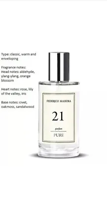 £13.50 • Buy FM 21 Pure Collection Federico Mahora Perfume Like CHANNEL No.5  MUST GO !!!