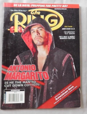 $10 • Buy Antonio Margariti - September 2008 RING Boxing Magazine - EX
