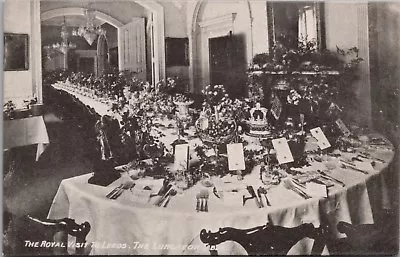 £19.65 • Buy Luncheon Table The Royal Visit To Leeds England W&T Gaines Unused Postcard E22