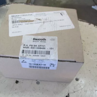 Rexroth R-ilpbbkdp/v1 R911308486-101 New Sealed Box Profibus • $1000