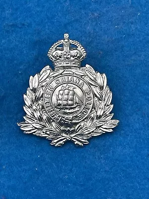 WW2 1940s Obsolete Kings Crown British Guiana Pol Badge • £59.99
