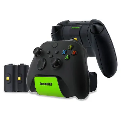 $24.99 • Buy DreamGEAR Dual Power Station Charger + 2x Battery Packs For Xbox Series X/S/One