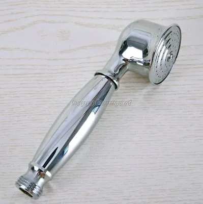 £14.39 • Buy Bathroom Polished Chrome Bathroom Telephone Style Hand Held Shower Head Yhh017
