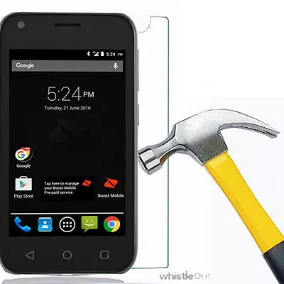 Tempered Glass Screen Protector Film Case For Boost Zume 5 4G / ZTE B112 • $6.99