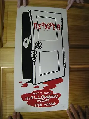 Rehasher Poster Less Than Jake Silkscreen Signed Numbered Halloween The Venue • $99.99