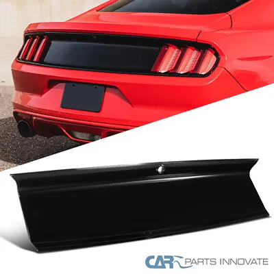 Fits 15-22 Ford Mustang Glossy Black Rear Spoiler Trunk Deck Lid Panel Cover 1PC • $49.95