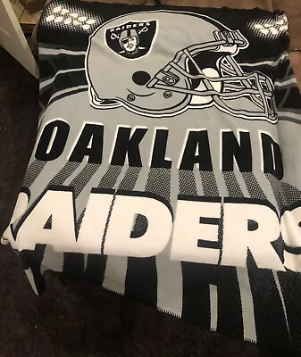 Oakland Raiders 58”x 52” Blanket • $18.70