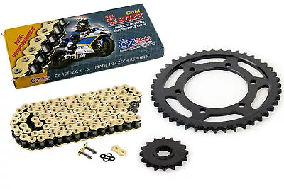 2004 2005 Yamaha YZF-R1 YZF R1 CZ SDZ Gold X-Ring Chain And Sprocket 16/43 120L • $183.56