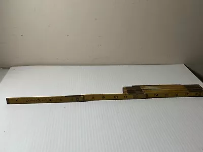 Vintage 72” Folding Wooden Ruler ROYAL EAGLE NO. X-672 With 6” Metal Extension • $8.49