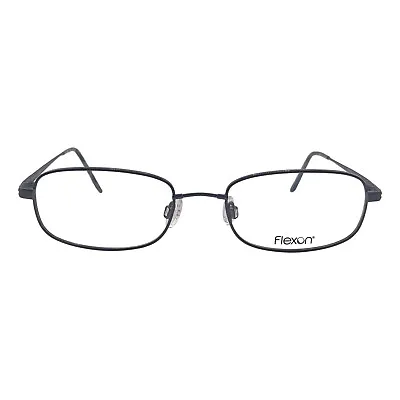Flexon By Marchon Gunmetal Grey Rectangle Eyeglasses Frames 53mm 19mm 145mm • $65