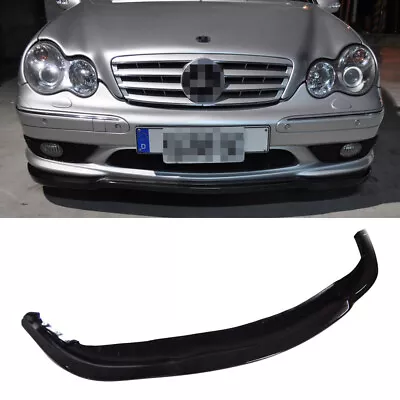 Carbon Fiber Front Bumper Lip Spoiler For Mercedes-Benz W203 C200 C220 C250 • $366