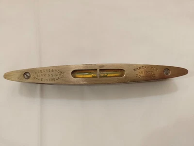 £8 • Buy Vintage JOHN RABONE & SONS No.1626 Spirit Level In Good Condition