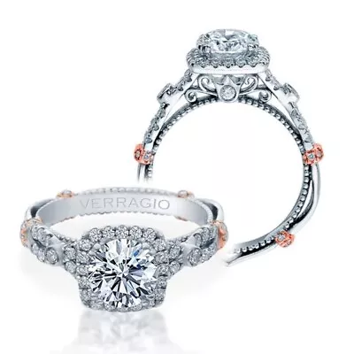 VERRAGIO Engagement Ring Parisian DL109-CU With 0.55 CT TW Diamonds New • $2950