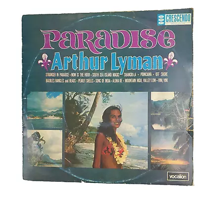 Arthur Lyman – Paradise 33 RPM Vinyl LP Record 1964/Jazz Folk World & Country • $24.95