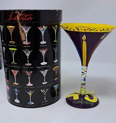 Lolita 40 Something Hand Painted I Love My Martini Glass Boxed • £9.99