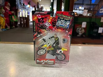 2005 Jakks Pacific Road Champs MXS Ricky Carmichael Moto X Dirt Bike NIB #00 • $14.94