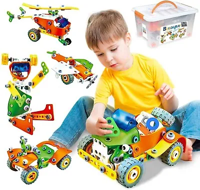 Kids STEM Building Toy Construction Engineering Toy -  164pcs - Meccano • £21.50