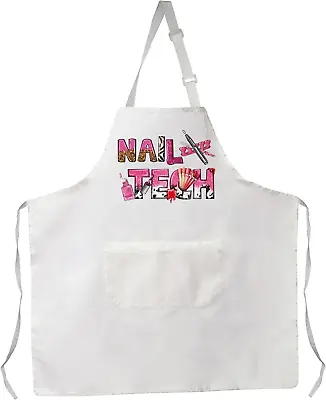 Nail Tech Apron With Pockets Nail Tech Gift Nail Salon Gift Nail Tech Supplies W • $22.83