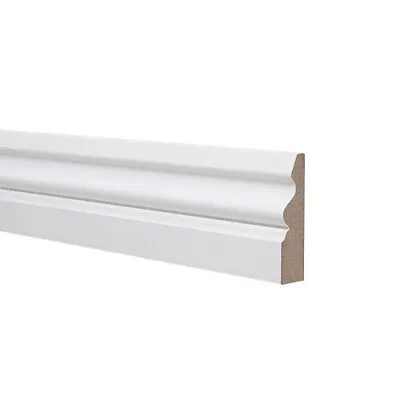 18x68mm - 2.2m Ogee MDF Primed Architrave - Minimum Order Of 20 Lengths • £9