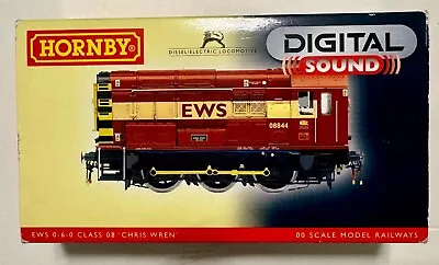 Hornby R2902XS EWS Class 08 Diesel Shunter 08884. DCC SOUND. FREE POSTAGE • £50