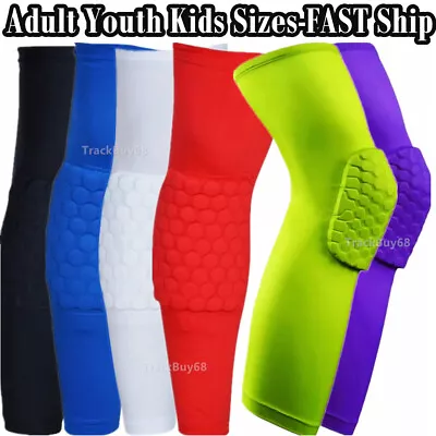 Knee Pads Leg Sleeves Protective Gear Gel Sports Work Basketball Adult Youth Kid • $15.95