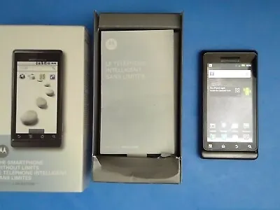 Motorola Droid 2 Global - 8GB - Black/Grey (Verizon) Smartphone Power On • $22