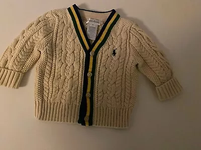 Ralph Lauren Baby Knit Cardigan - 6 Months • £25