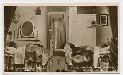 Heath Robinson The Bedroom Ideal Home Exhibition Olympia 1934 RP Postcard H3 • £3.99
