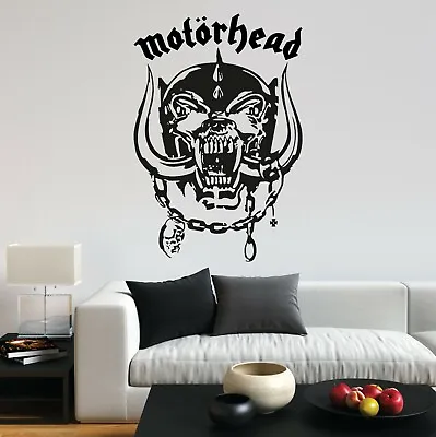 £10.99 • Buy Motorhead Lemmy Inspired Music Rock Metal Portrait Wall Art Sticker Home UK