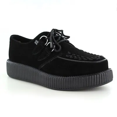 £72 • Buy TUK V7270 Unisex Suede Leather Viva Creeper Shoes - Black